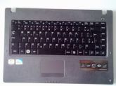 teclado completo com mouse e capa frontal notebook mod 430 R